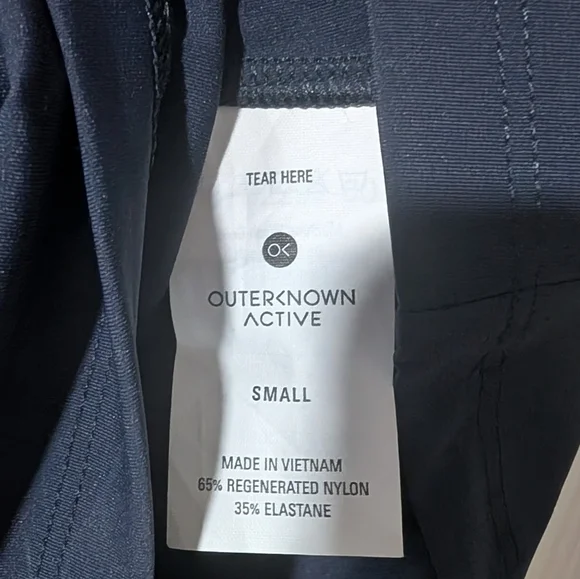 NWT Outerknown | Active Racerback Tank In Navy - Picture 11 of 14